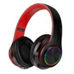 带麦克风HiFi游戏电脑耳塞的发光二极管无线立体声耳机，适用于运动和旅行 - Image 2
