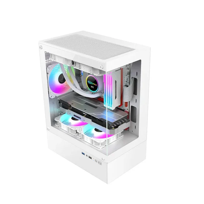 2024新设计游戏电脑机柜Matx电脑机箱全塔机柜制造商游戏与RGB - Image 2