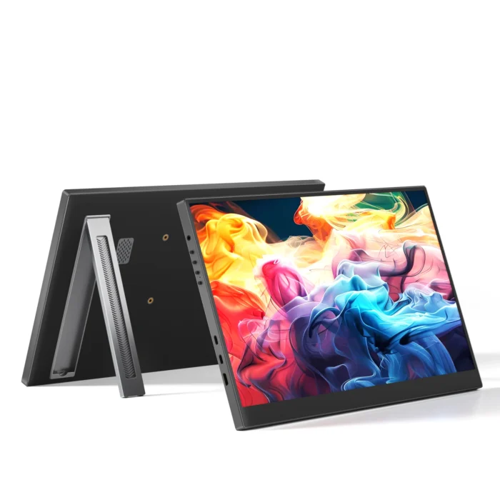 超便携式15.6英寸显示器，具有1080P分辨率IPS显示器和Type-C连接 - Image 1